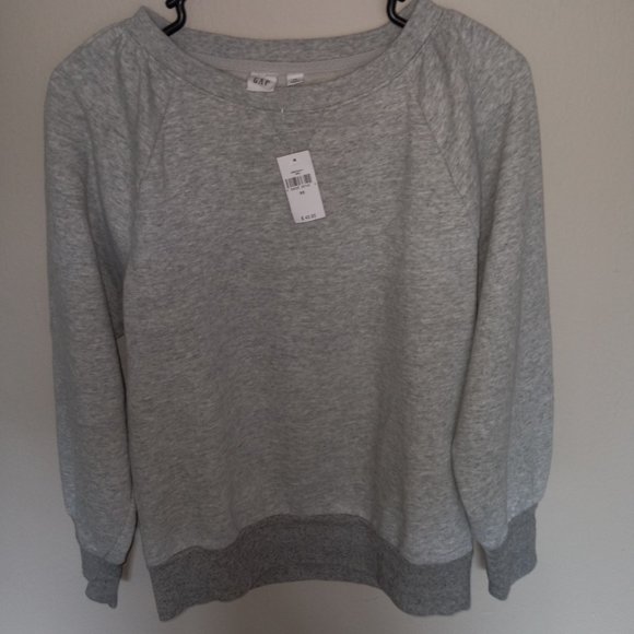 Gap Gray Silver Pullover Sweatshirt - Picture 9 of 9